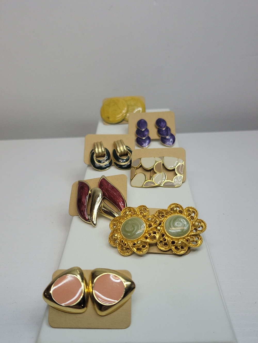 Enamel Earring Bundle Lot - Picture 4 of 4